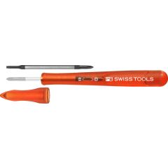 PBSwiss - Insider Pen – Pocket Tool, Slim Handle with Reversible Blade PB 53, with Protection Cap - PB 168.0 Red