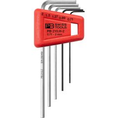 PBSwiss - Key L-Wrenches, Set in a Practical Plastic Holder - PB 210.H-2