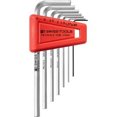 PBSwiss - Key L-wrenches, set in a practical plastic holder - PB 210.H-4