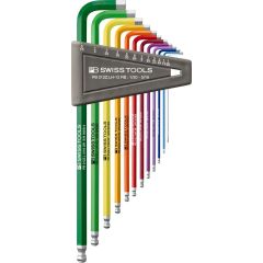 PBSwiss - Ball Point Hex Key L-Wrench Set 5/16" to 1/20" - PB 212Z.LH-12 RB