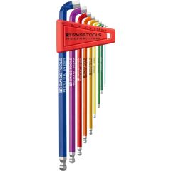 PBSwiss - Ball Point Hex Key L-Wrench Set 1.5mm to 10mm - PB 2212.LH-10 RB