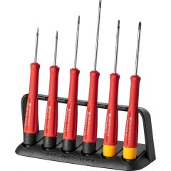 PBSwiss - Electronics Screwdriver Set, with 2-Component-Handle - PB 8641