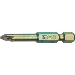 PBSwiss - PB E6 192 PrecisionBit, shape E 6.3 (1/4″),  Pozidriv screws