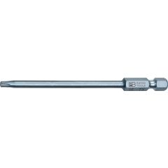 PBSwiss - PB E6L 400 PrecisionBit, shape E 6.3 (1/4”) Long Blade, Torx-screws