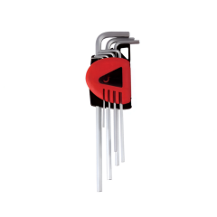 Jetech - Hex Key Set Flat Ended Short Chrom Plated - PS-C7