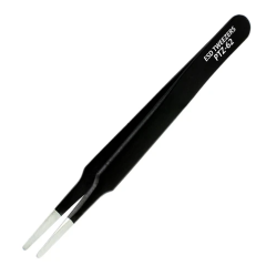 Engineer - Black-Coated ESD Tweezers - PTZ-62