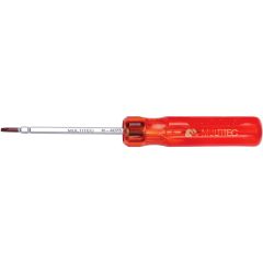 Multitec - 2-in-1 Reversible Screw Driver with Hexagon Rod & Extra Hard Tips (4mm Hex) - R 4075