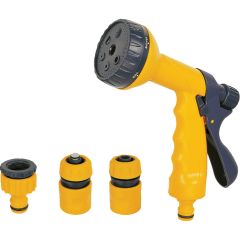 Rutland - Spray Gun, 1/2in, Plastic Material, Yellow/Black, Set of 4 - RTL5234200K