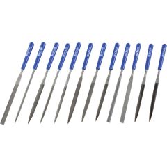Senator - 160mm (6.1/2") 12 Piece Second Cut Assorted Needle File Set - SEN0316990K