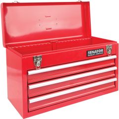 Senator - Workshop Range, Tool Chest, Red, 3 Drawers, 304mm (H), 520mm (L), 218mm (W), 30kg Capacity, Light Duty - SEN5940200K