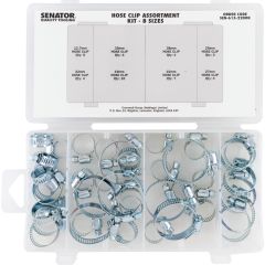 Senator - 40 PCE HOSE CLIP ASSORTMENT-8 POPULAR SIZES KIT - SEN6152200K