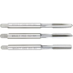 Sherwood - Hand Tap Set , M4 x 0.7mm, Metric Coarse, High Speed Steel, Bright, Set of 3 - SHR0850280D