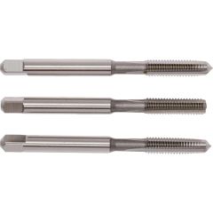 Sherwood - Hand Tap Set , M5 x 0.8mm, Metric Coarse, High Speed Steel, Bright, Set of 3 - SHR0850330D