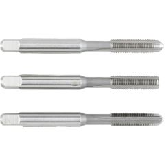 Sherwood - Hand Tap Set , M6 x 0.75mm, Metric Fine, High Speed Steel, Bright, Set of 3 - SHR0850360D