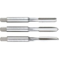 Sherwood - Hand Tap Set , 1/4in. x 20, UNC, High Speed Steel, Bright, Set of 3 - SHR0850850D