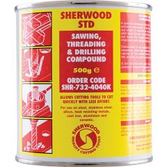 Sherwood - STD Tap & Drill, Tapping/Drilling Compound, Tin, 500g - SHR7324040K
