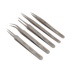 Toolstar - 5 Pcs SMD Tweezer Set