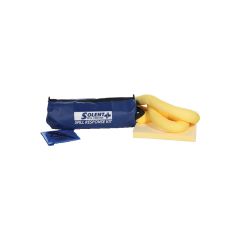 Solent Spill Control - Chemical Spill Kit, 20L Absorbent Capacity Per Kit, 22 x 56 x 21cm, Bag - SOL7422110L