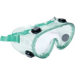 Sitesafe - Safety Goggles, Sitesafe 1B Z87, Clear Lens, Green Frame, Indirect Ventilation, Impact-Resistant - SSF9600520K