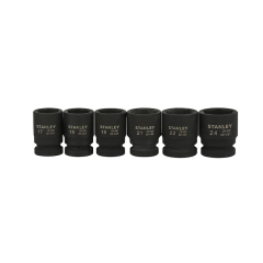 Stanley - 1/2" STD Impact Socket Set (13pcs) 10-24mm - STMT73916-8