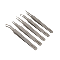Toolstar - Set of 5 Assorted Tweezers(TS-5pc)