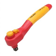 Tolsen - 1000V VDE 3/8" Injection Insulated Reversible Ratchet Wrench - V42238