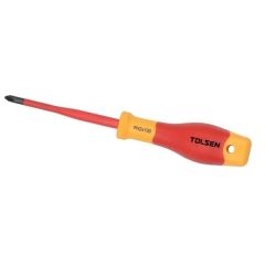 Tolsen - Insulated Screwdriver with Slim Blade for Phillips Screws 