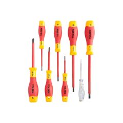 Tolsen - 1000V VDE Insulated Screwdriver Set of 8pcs -  V32408