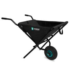 Vonroc - Foldable Wheelbarrow - 50 Liters | 30kg Load Capacity - WB504XXX