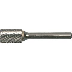 York - 3 x 14mm Cylindrical Plain End Carbide Rotary Burr Cut 6 - Double Cut (3mm Shank) - YRK2100586K