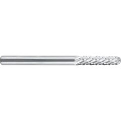 York - Carbide Burr, Uncoated, Cut 6 - Double Cut, 3mm, Ball Nosed Cylindrical - YRK2101086K