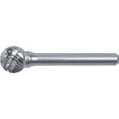 York - Carbide Burr, Uncoated, Cut 6 - Double Cut, 12.7mm, Ball - YRK2106326K