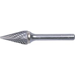 York - Carbide Burr, Uncoated, Cut 6 - Double Cut, 9.5mm, Conical - YRK2107246K