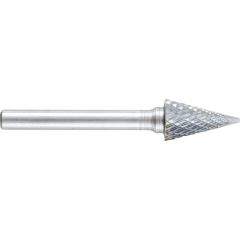 York - Rotary Burr, Uncoated, Cut 6 - Double Cut, 12.7mm, Conical - YRK2107326K