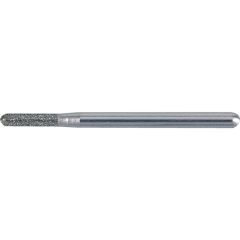 York - AR25, Rotary Burr, Diamond, Single Cut, 2.5mm, Cylindrical Ball End - YRK2109125K