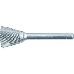 York - Rotary Burr, Uncoated, Cut 9 - Chipbreaker, 19mm, Inverted Cone - YRK2109489K