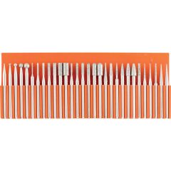 York - 30 Piece Diamond Coated Burr Set with 3mm Shank - YRK2109900K