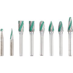 York - 8 Piece Speedway Dual Cut Burr Set - 6.0mm Shank - YRK2109920K