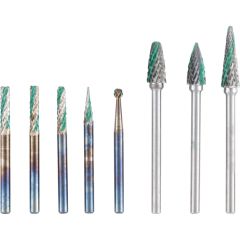 York - 8 Piece Speedway Dual Cut Burr Set - 3.0mm Shank - YRK2109940K
