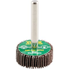 York - Flap Wheel, 30 x 10mm, P120, Aluminium Oxide, 6mm Shank - YRK2201576K