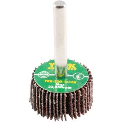 York - Flap Wheel, 30 x 15mm, P60, Aluminium Oxide, 6mm Shank - YRK2201610K