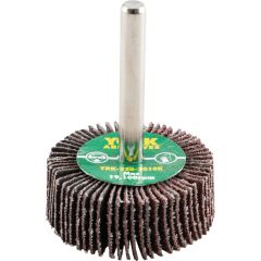 York - Flap Wheel, 40 x 15mm, P60, Aluminium Oxide, 6mm Shank - YRK2202010K