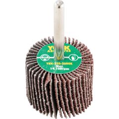 York - Flap Wheel, 40 x 30mm, P40, Aluminium Oxide, 6mm Shank - YRK2202600K