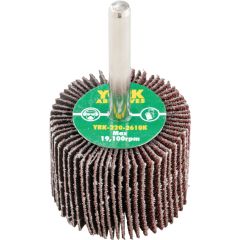 York - Flap Wheel, 40 x 30mm, P60, Aluminium Oxide, 6mm Shank - YRK2202610K