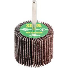 York - Flap Wheel, 50 x 40mm, P40, Aluminium Oxide, 6mm Shank - YRK2203950K