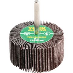 York - Flap Wheel, 50 x 40mm, P60, Aluminium Oxide, 6mm Shank - YRK2203960K