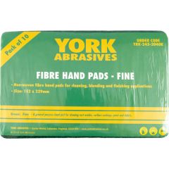 York - Non-Woven Hand Pad, 155 x 225mm, Aluminium Oxide, Fine - YRK2452040K