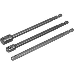 Yato - Hex Socket Adapter Set (3 Pieces) 3/8" 1/4" 150mm - YT-04628