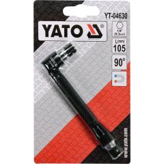 Yato - Angled Screwdriver Bit Holder, Socket: 1/4" - YT-04630