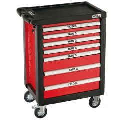 Yato - 7 Drawer Heavy Duty Professional Car Repair Mobile Workbench 277pcs Tool Trolley - YT-0903